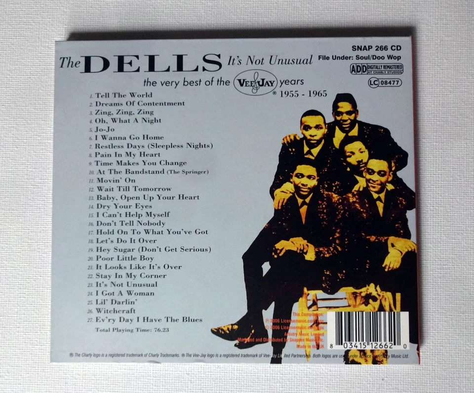 The Dells - It's not unusual / CD The Very Best 1955 - 1965 - Bild 2 von 3