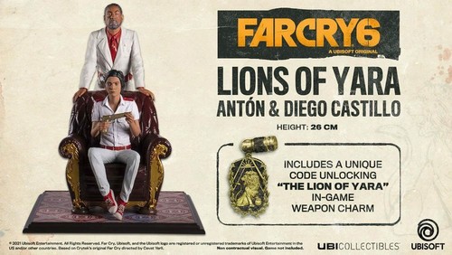 Far Cry 6 PVC Statue Antón & Diego Castillo Actionfigur Löwen von Yara 26 cm - Picture 2 of 4