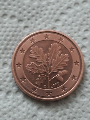 Pièce De 5 Centimes D'euro Allemagne 2002 - Cotation G - Non Circulée (UNC) - En Cuivre - Rare Et En état Neuf