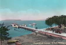 PASSIGNANO SUL TRASIMENO: Il Molo d'Imbarco 1966