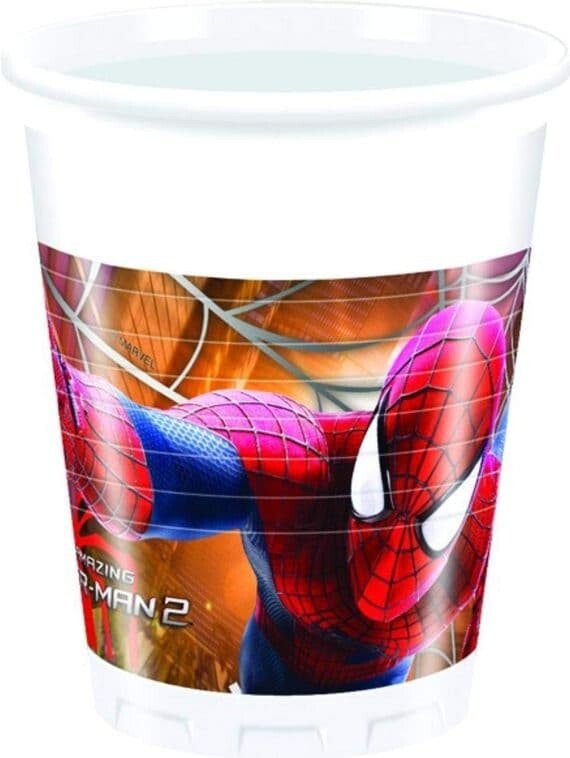 The Amazing Spiderman Party Cups x8