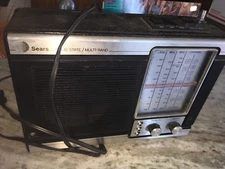 Vintage Sears Solid State/ Multi-Band Model #800.24270 800 Radio AM/FM/TV1/TV2/P