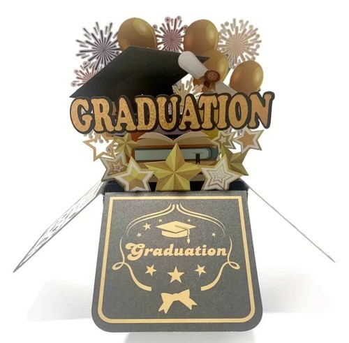 Graduation Greeting Pop-up Card
