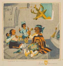 Pueblo Harmony By Gustave Baumann - Quality Matte Print - FRAME ME