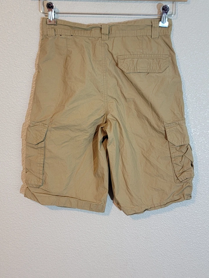 Tommy Hilfiger Pantalones Cortos Carga Niñas Talla 14 Bermudas Frente Plano Marrón Foto 4 de 4