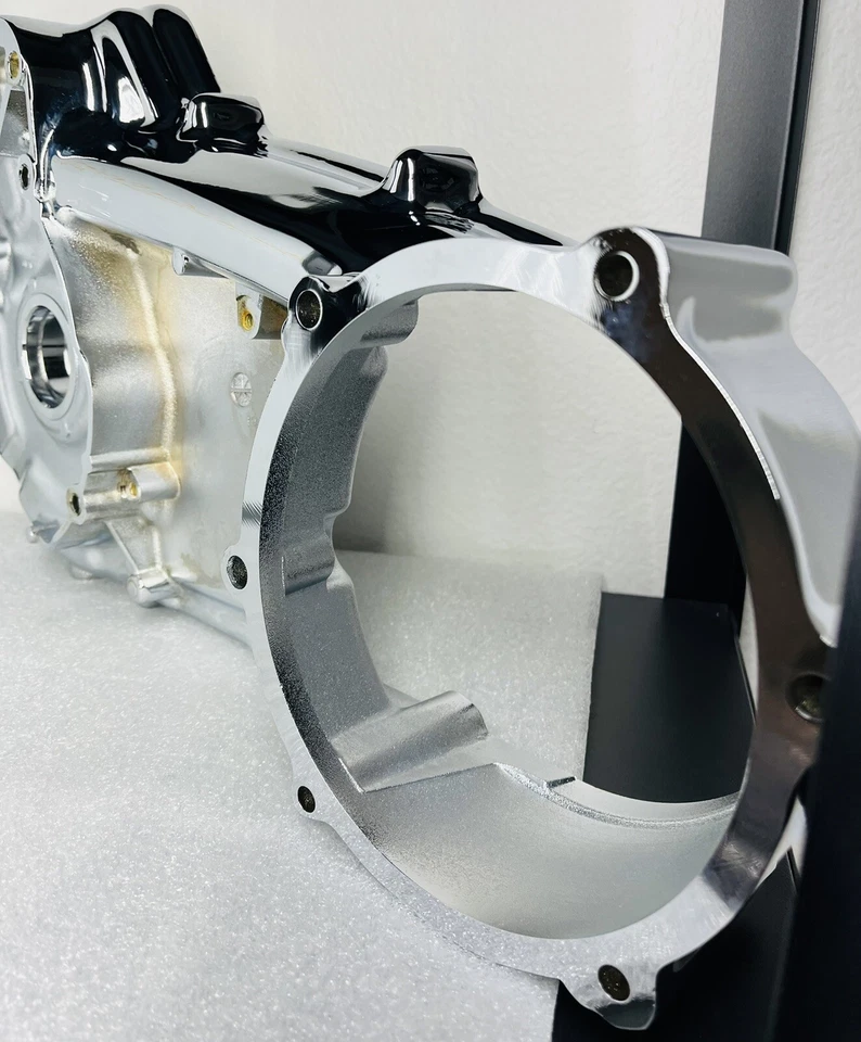 Harley 2013-17 FXSB BREAKOUT interior primaria OEM personalizado cromo intercambio OEM Foto 3 de 4