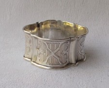 *RARE* Exceptional 950 Sterling Silver Napkin Ring France