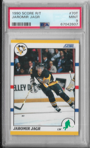 Jaromir Jagr #70T 1990 Score Rookie Traded card