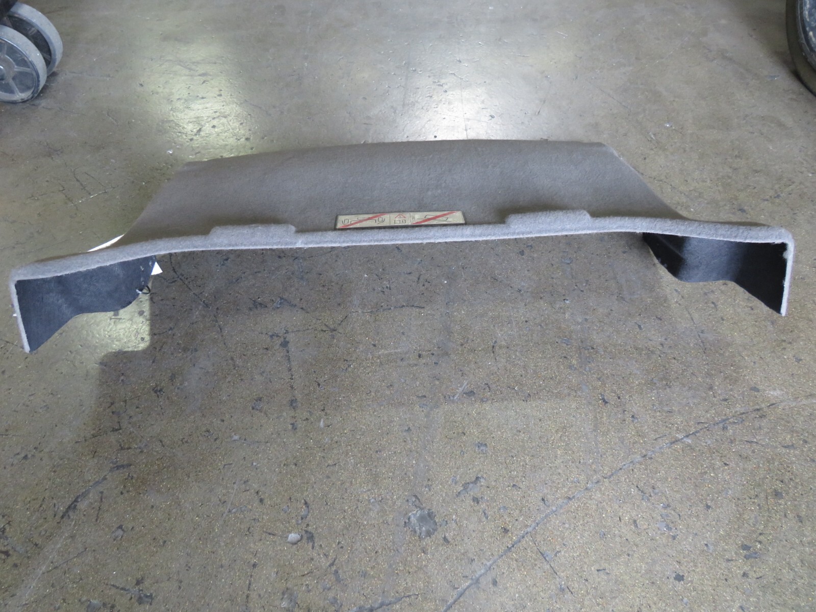 Ferrari California, Trunk Carpet, Separator Panel, Used, P/N 82889000