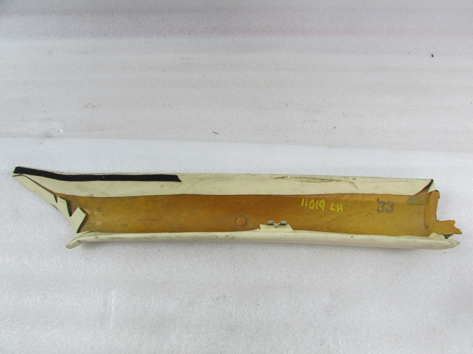 Ferrari 360, LH, Left A-Pillar Trim Panel, Cream, Used, P/N 69048016
