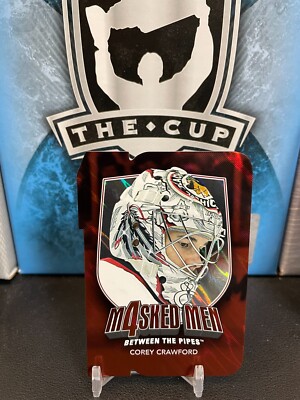 2011-12 Between The Pipes Masked Men IV Ruby Die Cuts #MM13 Corey Crawford