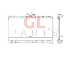 PER TOYOTA COROLLA LIFTBACK 1992-1997 Radiatore acqua EDA COOLING 1640064630