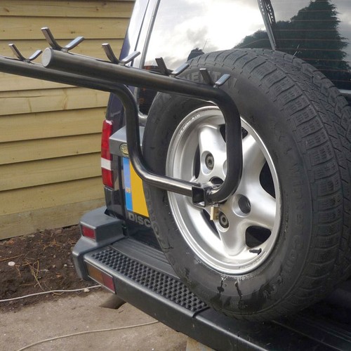 LAND ROVER DISCOVERY 1 REAR WHEEL MOUNTED BIKE RACK FOR UPTO 4 BIKES DA4118 eBay