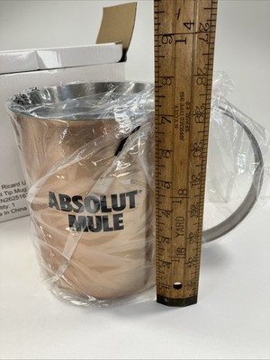Absolut Oversized Mule Tip Mug Advertising Bar New Open Box
