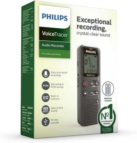 Philips DVT1120 Digital Voice Tracer 8 GB - Picture 5 of 5