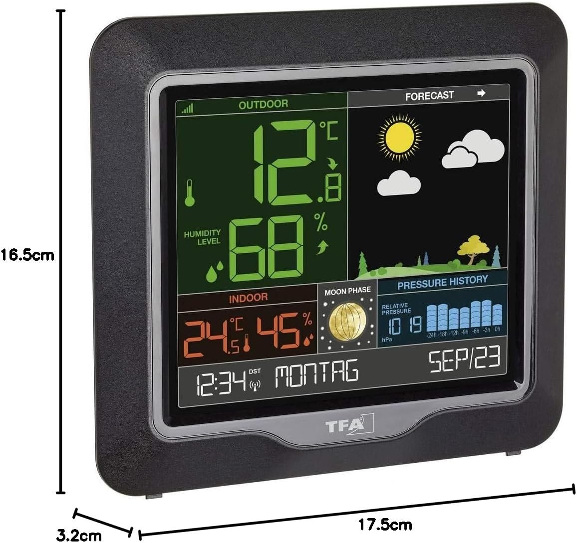 Stazione Meteo Casa TFA Dostmann Season 35.1150.01 - Ideale per Famiglie - 3