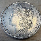 1881 Morgan Silver Dollar $1 Coin E Pluribus Unum 0.9 Fineness
