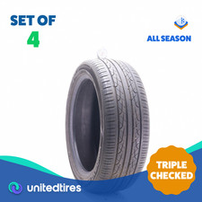Set Of 4 Used 20550r17 Hankook Ventus V2 Concept2 93v - 7-7.532 Set Of 4 Used 20550r17 Hankook Ventus V2 Concept2 93v - 7-7.532