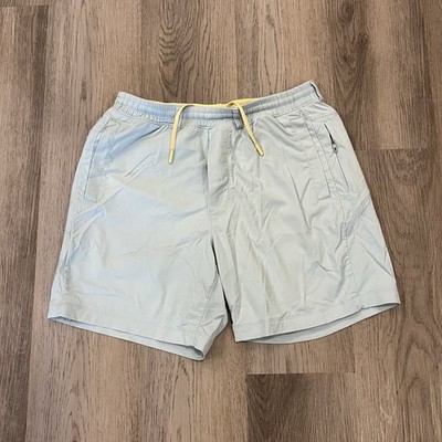 BirdDogs Men Classic Shorts XL Light Blue Lined Drawstring Gym Athletic Dadcore