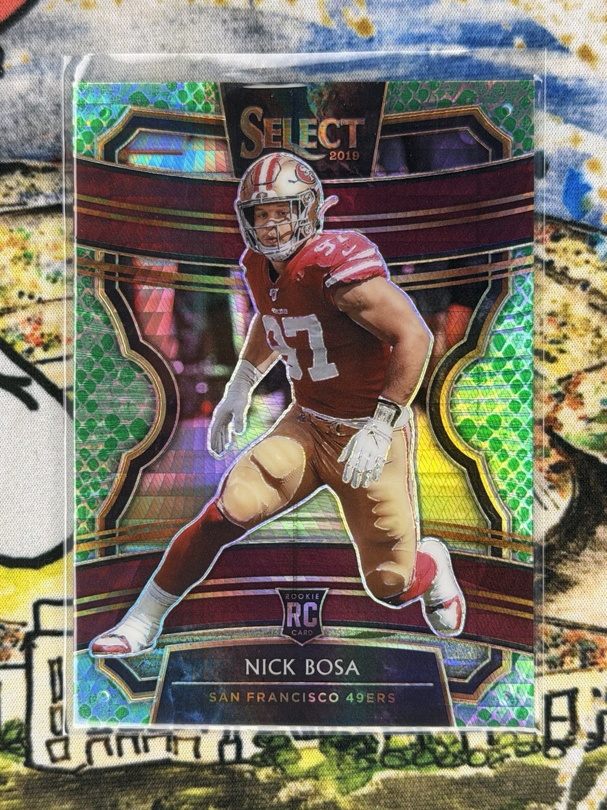 2019 Select Dragon Scale Nick Bosa #/88 • Rookie San Francisco 49ers • Concourse