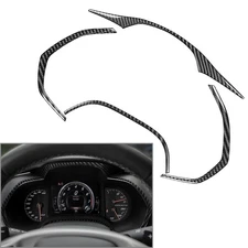 Carbon Fiber Dashboard Panel Decorative Trim For Chevrolet Corvette C7 2014-2019