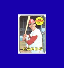 Mike Shannon 1969 Topps #110 - St. Louis Cardinals - Mint