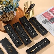 10 Set Thank You Gifts Inspirational Ballpoint Pens with Gift Boxes Bulk Appr...