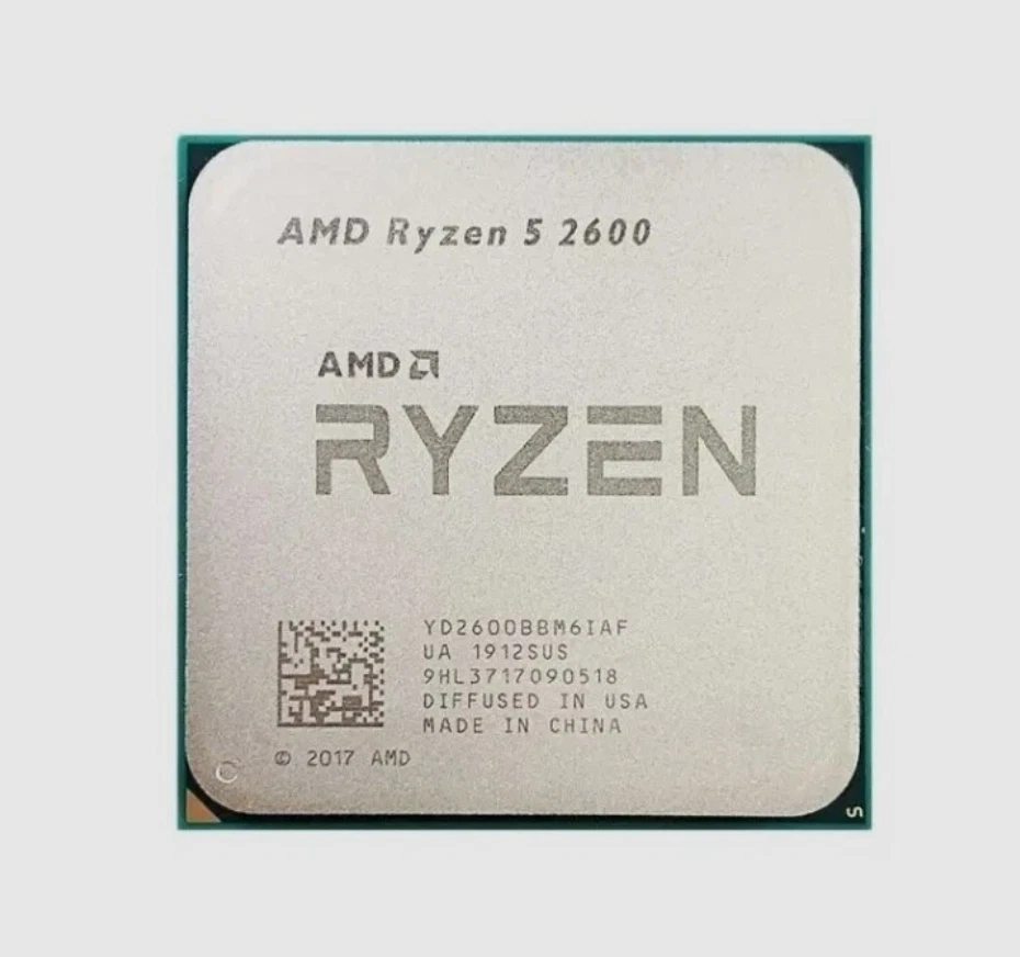 AMD Computer Processors (CPUs AMD Ryzen 5 2600 Processor Model 6