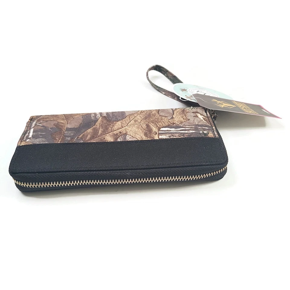 [NUEVO] [NUEVO CON ETIQUETAS] RealTree Mujer Camuflaje Bolso sin asas Cartera Camuflaje Negro Cierre con Cremallera Foto 4 de 4