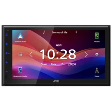 JVC KW-M590BT Digital Media Receiver Featuring 6.8" Capacitive Touch Monitor,...
