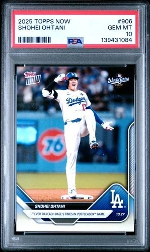 2025 Topps Now #906 Shohei Ohtani PSA 10 GEM MINT