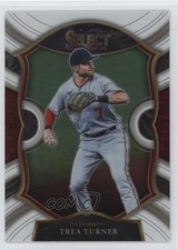 2021 Panini Select Concourse White Prizm /50 Trea Turner #13 1fa0