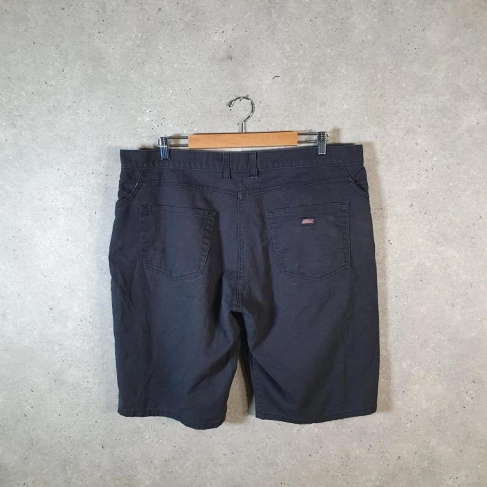 Dickies Shorts Men’s Baggy Carpenter Workwear Jorts W40 Black Regular Fit AB1752