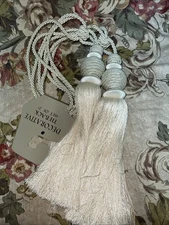 2 PCS Tassel Curtain Tie Backs Holdbacks Tie Rope  Embellished Homes Window Deco