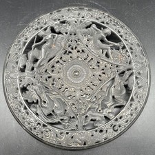 Antyczny talerz ozdobny z żeliwa -B.2.5