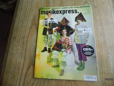 MUSIKEXPRESS - FEBRUAR  2012 Deichkind Lana Del Ray David Lynch mit Bonus CD RAR