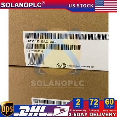 New Siemens 6AV2 123-2GA03-0AX0 6AV2123-2GA03-0AX0 HMI KTP700 Basic US FREE TAX