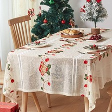 Tovaglia Natalizia Tovaglia Quadrata Natalizia per Decorazioni per La Cena