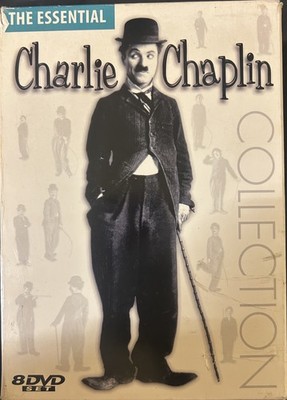 The Essential Charlie Chaplin (DVD, 2003, 8-Disc Set) VG BOX SET