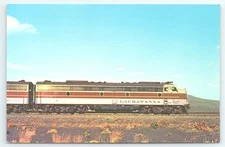 Postcard Lackawanna Railroad #817 Passenger Locomotive model E8A