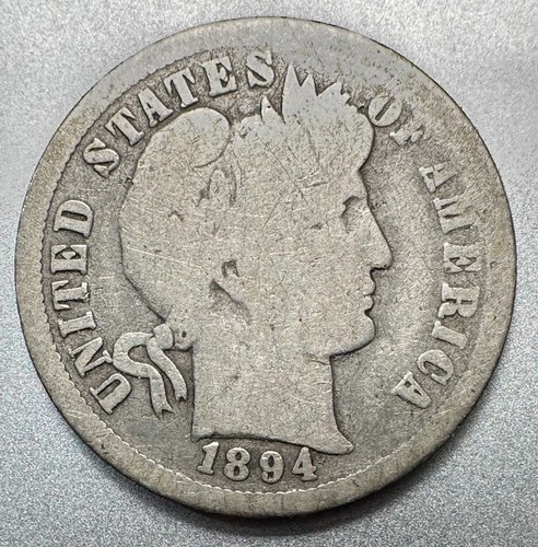 1894-O  BARBER DIME   GOOD DETAILS  BETTER DATE  #1268