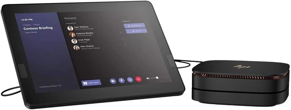 HP Elite Slice G2 for meeting rooms i5-7500T 8GB RAM 256GB NVMe Touch Monitor