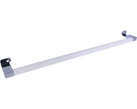 MöBelgriff Metall Chrom/Weiß Lochabstand 480 Mm Lxh 520/54 Mm