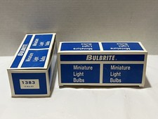 19 Pieces Of Bulbrite 1383 Miniature Light Bulbs