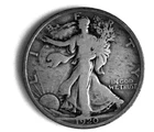 LOT #U41  1920-D WALKING LIBERTY HALF DOLLAR (VG/FINE)