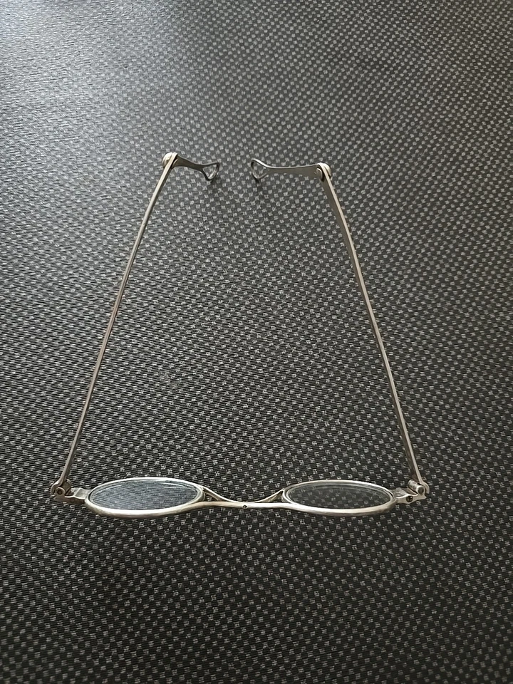 Binocles lunette ancienne argent ( 7 poinçons ) - Photo 3/4