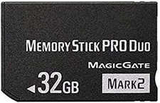 Original 32GB High Speed Memory Stick Pro Duo Mark2 for PSP Camera Memory Card