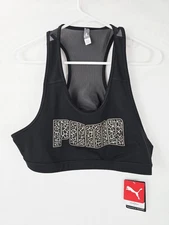 Womans Puma Black Performance Sports Bra Size XXL NWT