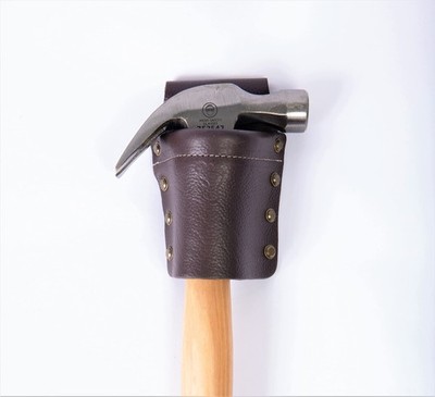 Leather Hammer Holder for Tool Belt - Top Grain Leather Hammer Holster - Made...