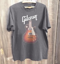 New Gibson Tee Les Paul Guitar Unisex T-Shirt Charcoal Size S-5XL